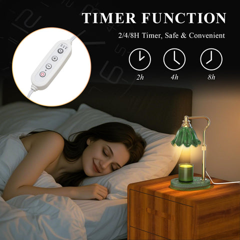 WYghyronic Candle Warmer Lamp offers 4-level dimming for customizable aroma intensity.