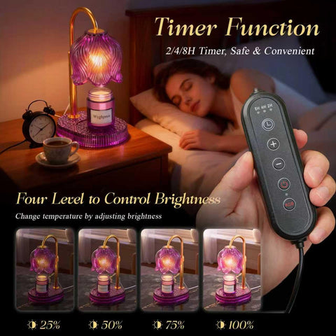WYghyronic candle warmer lamp uses flameless technology for safe, smoke-free enjoyment.