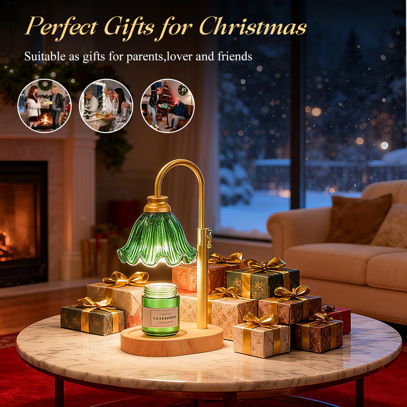 WYghyronic candle warmer lamp gift-ready design suits occasions.