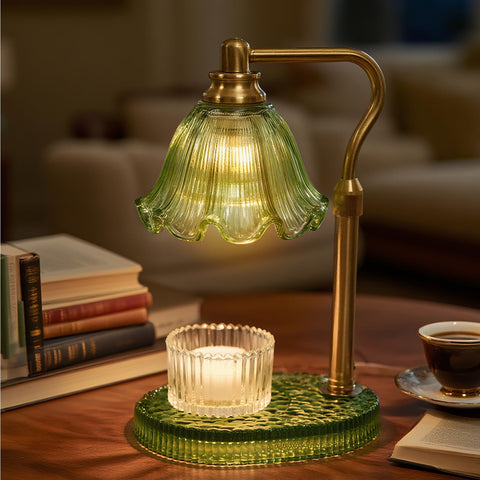 WYghyronic Candle Warmer Lamp with glass base provides stable, stylish support for your fragrance display.