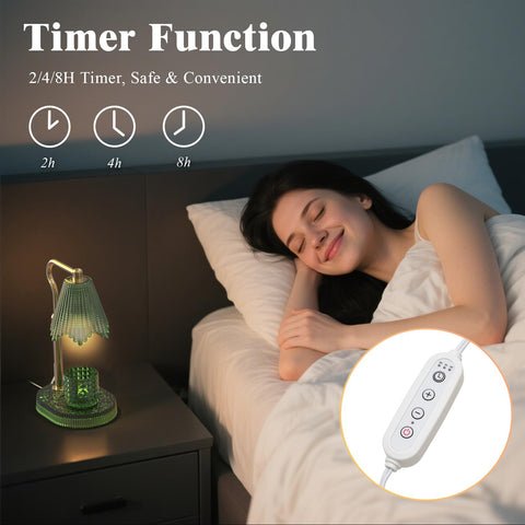WYghyronic Candle Warmer Lamp compact, stable base provides sturdy support