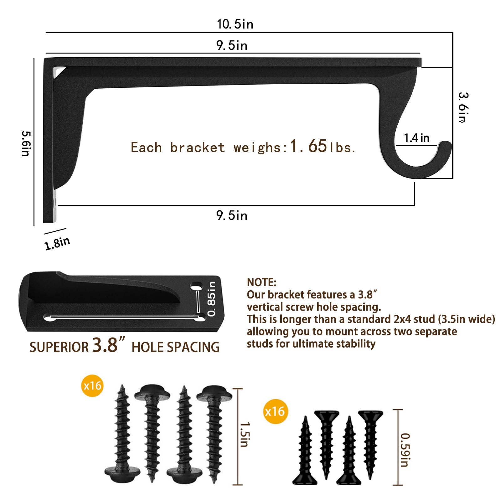 WYGWP rod holder compatibility demonstrates versatile mounting for closets.