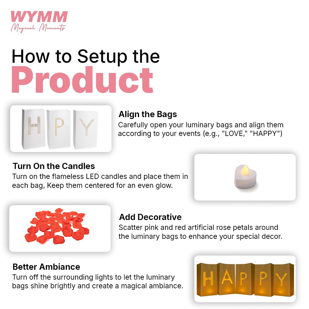 WYMM easy DIY setup for home celebrations and special occasions