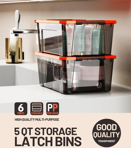 WYT compact closet storage bin for ornaments keeps decor organized and protected.