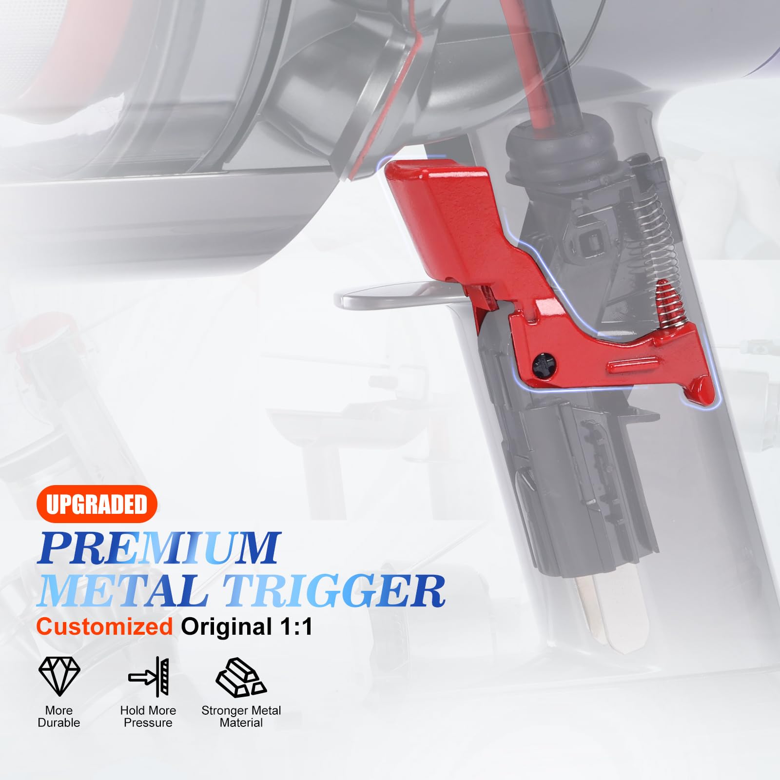 WYWY.Wide pack contents include two triggers and screws for replacement.