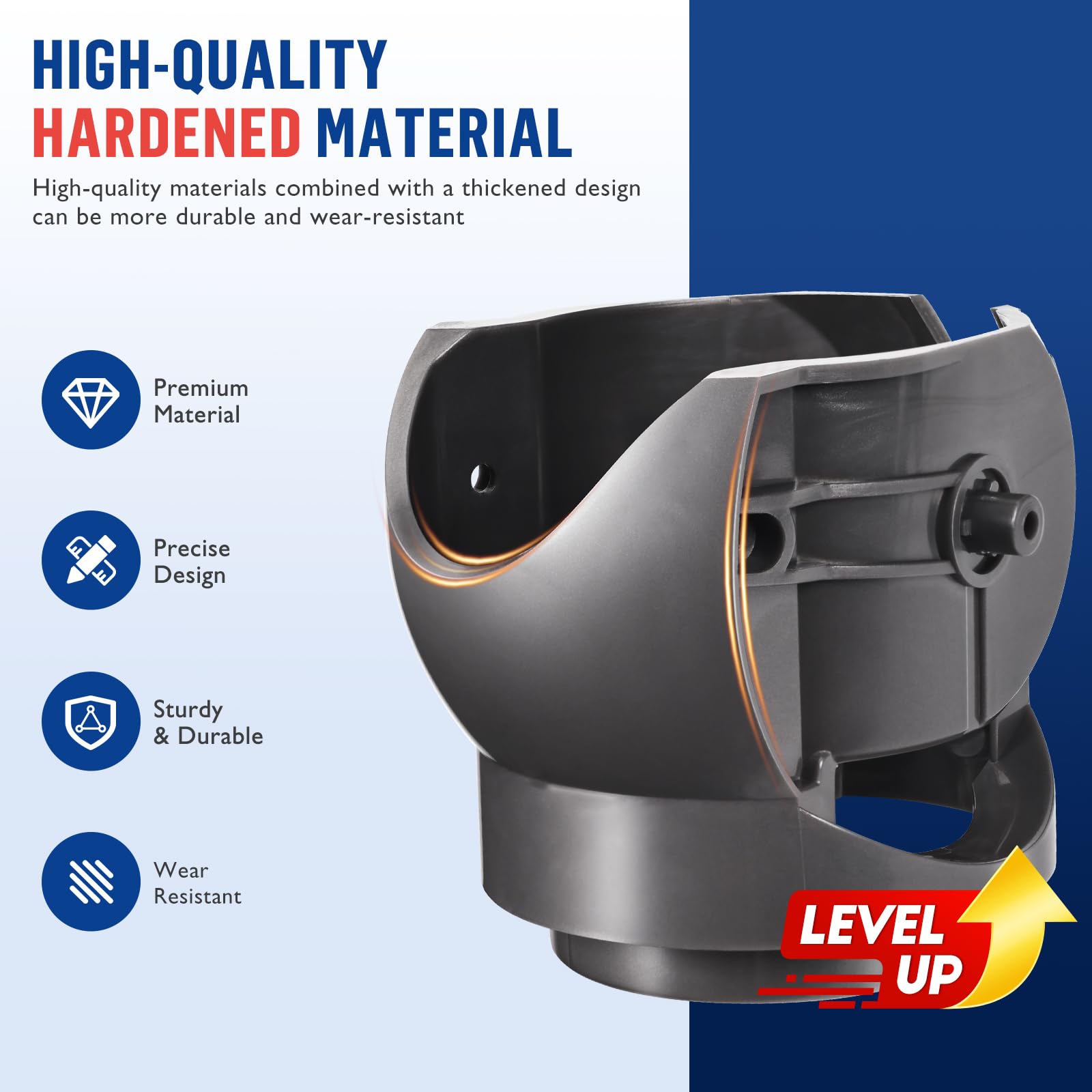 WYWY.Wide Dyson Outsize-compatible head for seamless integration