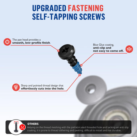 WYWY.Wide seamless joint design for OEM-like rolling motion