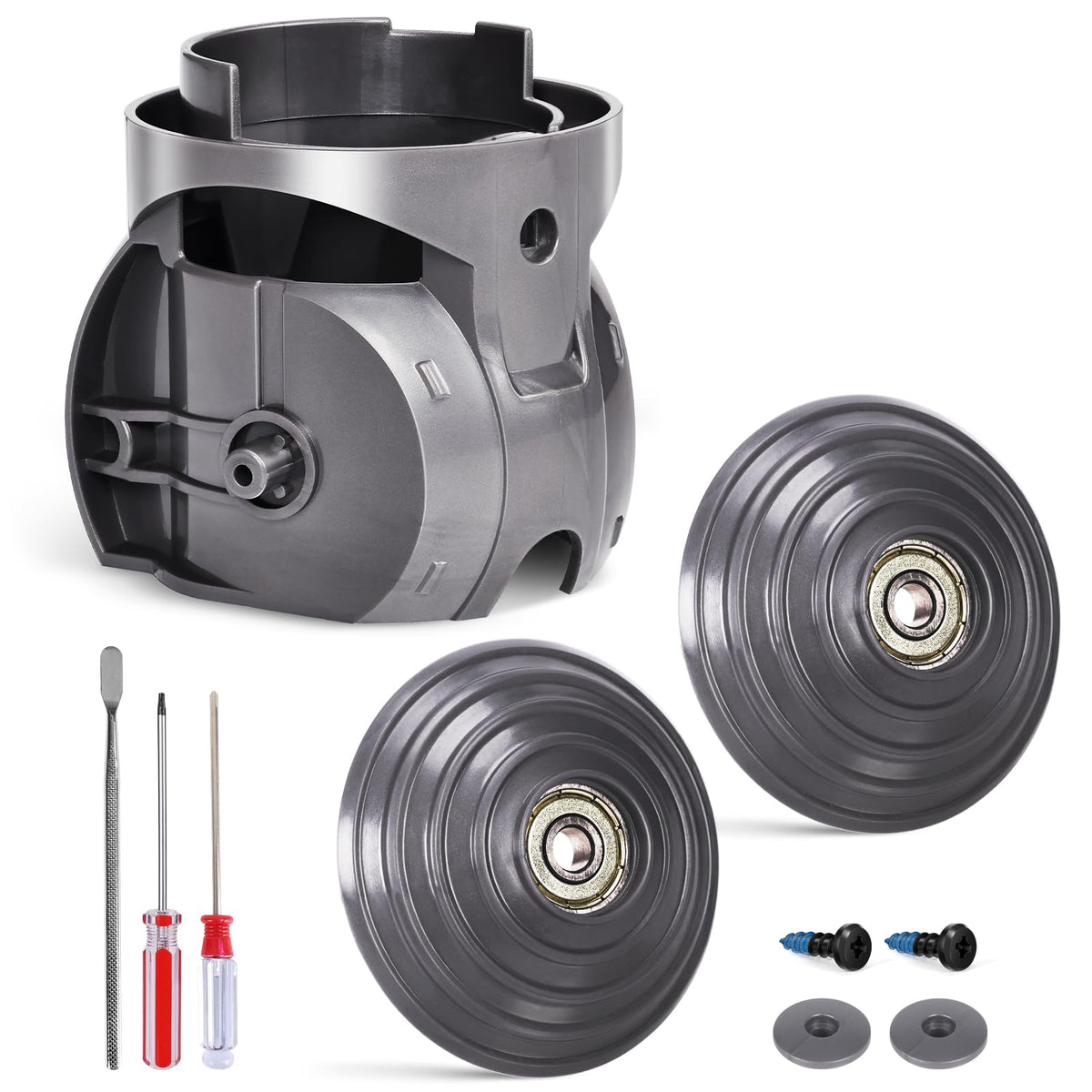 WYWY.Wide upgraded ball wheel connector for smooth rolling on hard floors