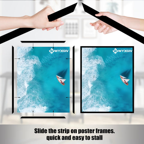 Wyxgiv high-clarity plastic sheet for 18x24 photos, non-glass safety.