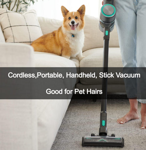 Wyze cordless vacuum delivers 20,000 Pa suction for deep cleaning on floors and carpets.