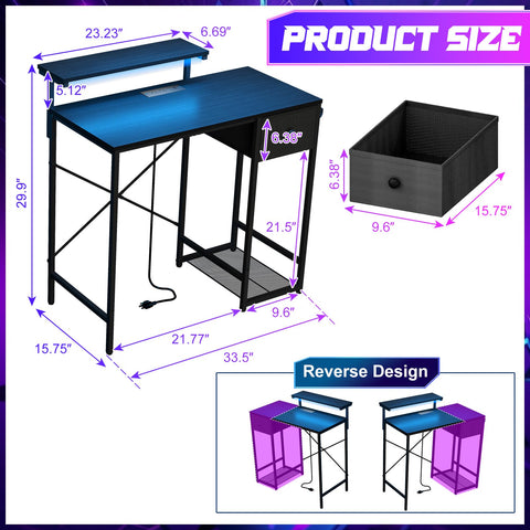 X-cosrack gaming desk power hub supports multiple devices with fast charging.