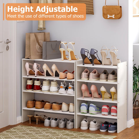 X-cosrack Durable Shoe Rack with metal plates and MDF sides