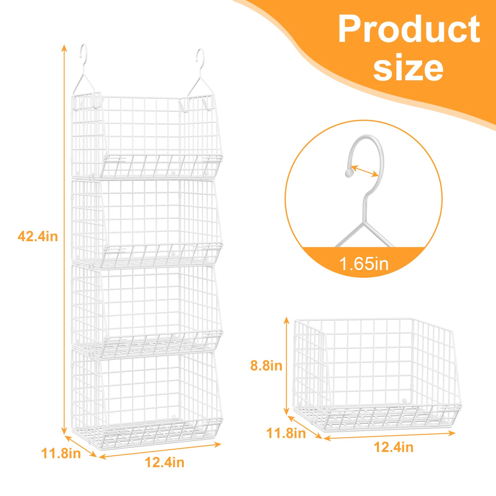 X-cosrack freestanding closet storage ready on a surface or rod