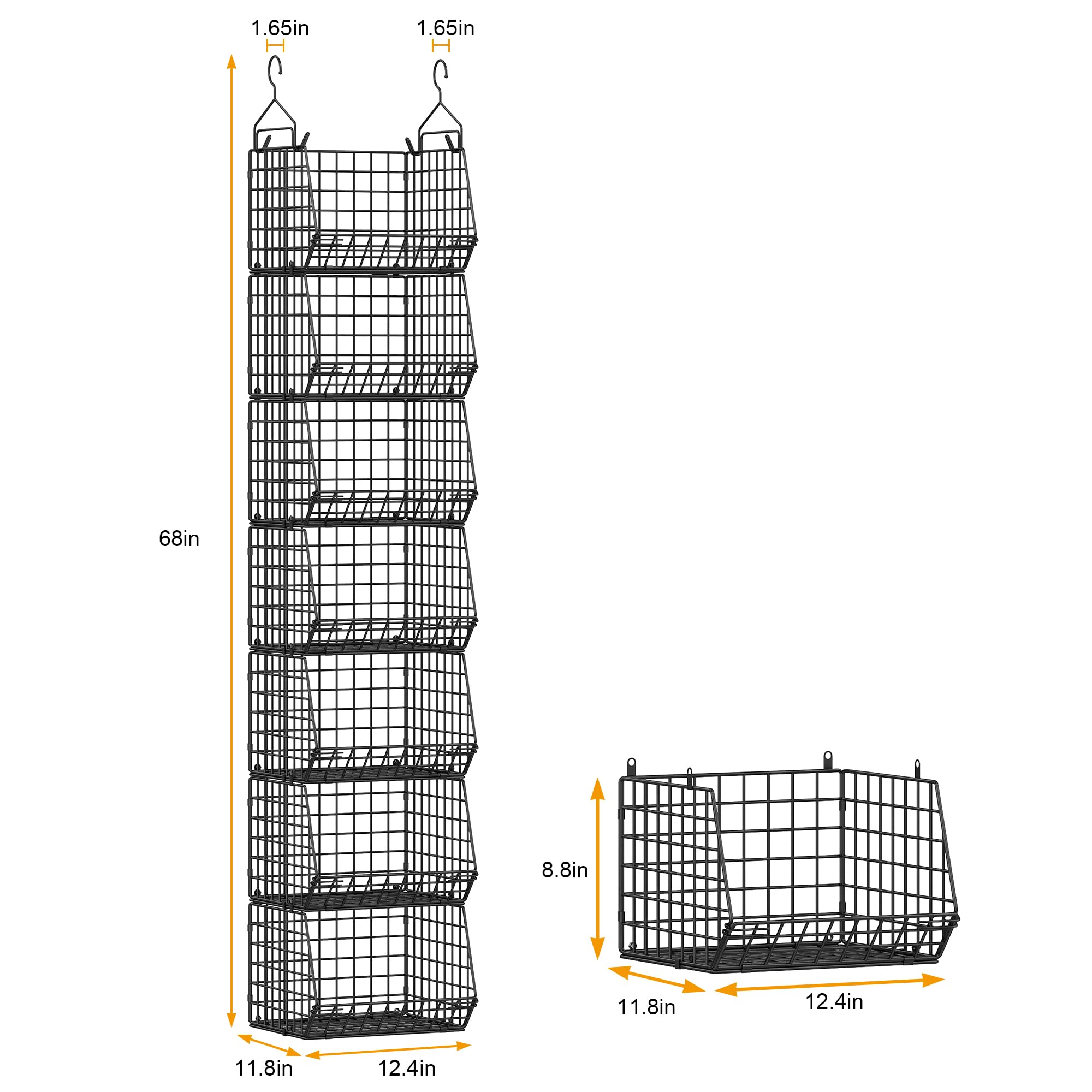 X-cosrack versatile closet system adapts to varied spaces.