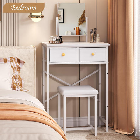 X-cosrack padded stool included, comfortable seating during beauty routines