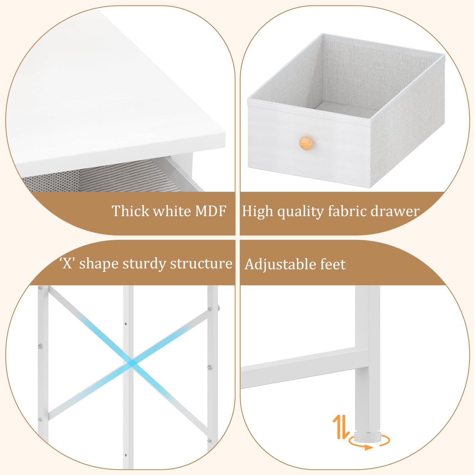 X-cosrack sturdy X-frame, provides stable daily use