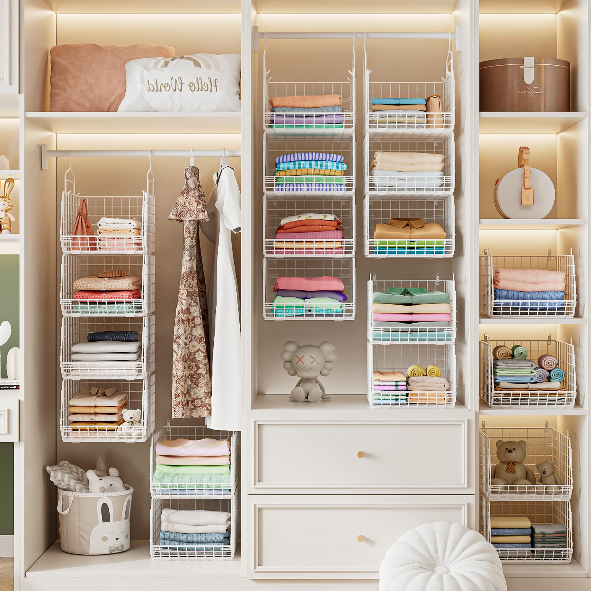 X-cosrack under-cabinet mounting option saves floor space.