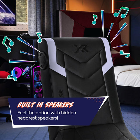 X Rocker Eclipse compact footprint fits small spaces.