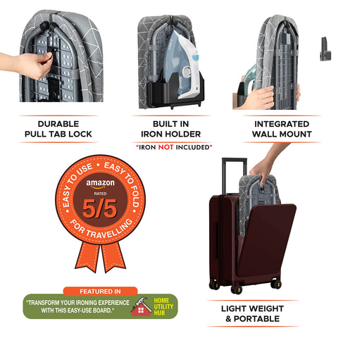 XABITAT compact footprint folds to 3 inches for tight rooms
