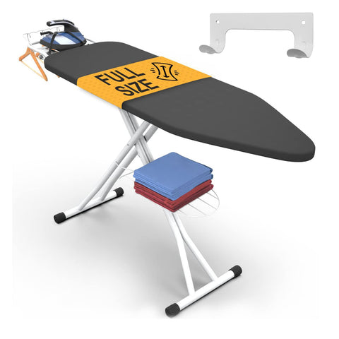 Xabitat full-size ironing board with open surface for large garments