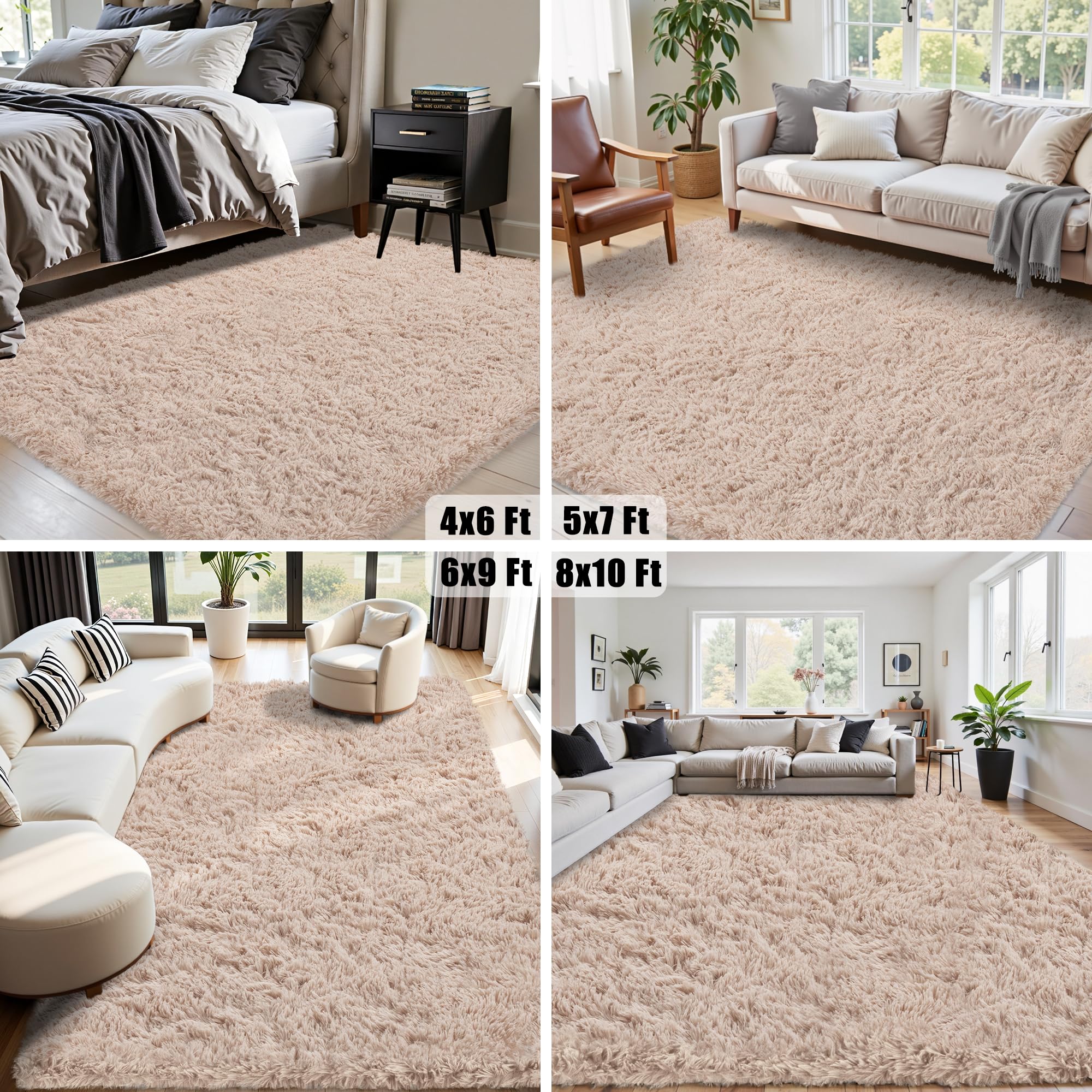 Xafir high-pile shag close-up highlighting plush surface.