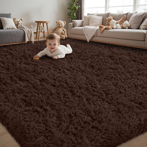 Xafir 8x10 area rug in living room adds warmth and inviting comfort.