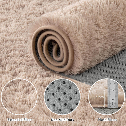Xafir bedroom/nursery rug adding cozy ambiance to a room.