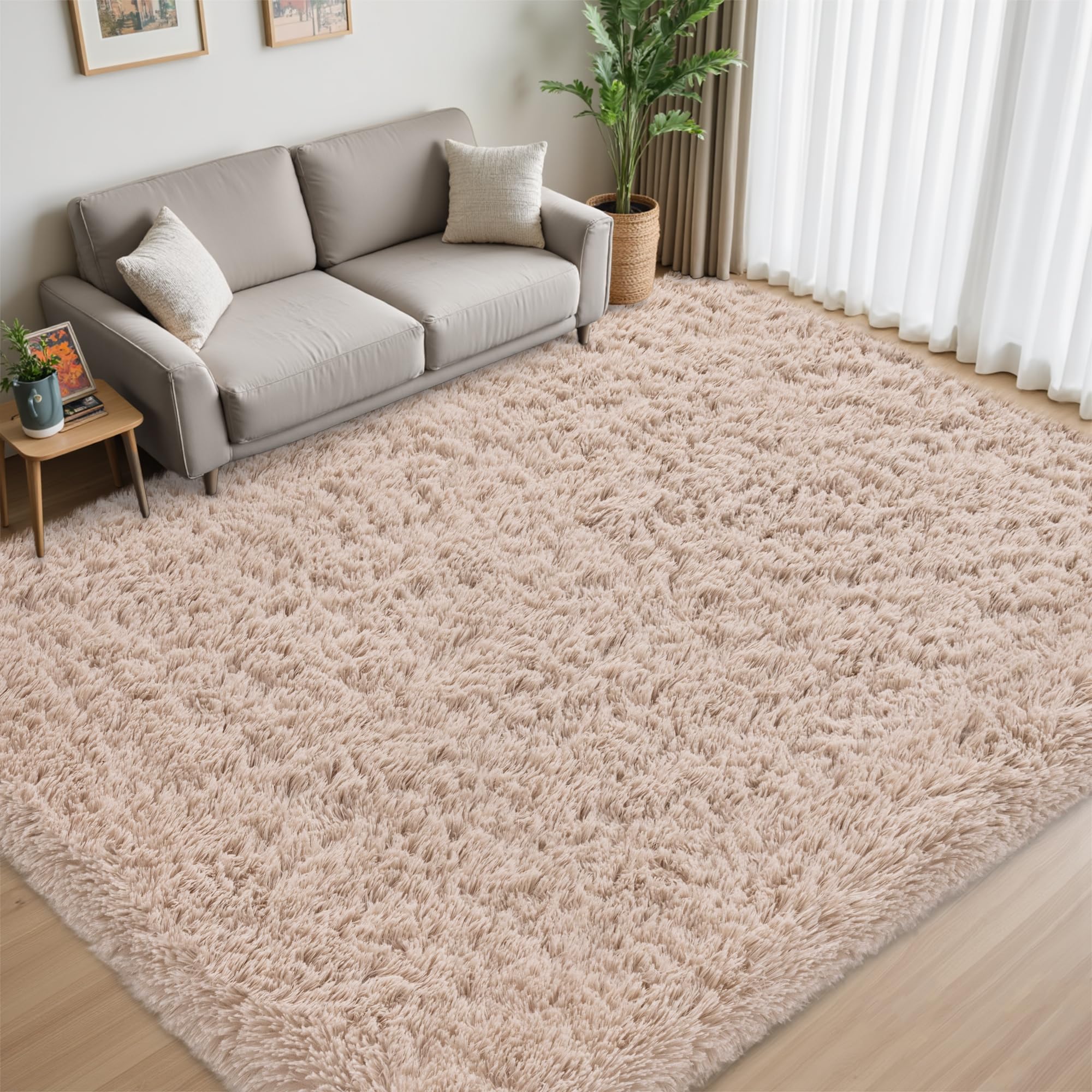 Xafir rug with non-slip bottom to enhance safety.