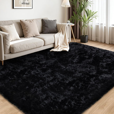 Xafir non-slip bottom keeps the rug in place on smooth floors.