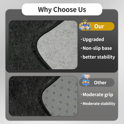 Xafir rug provides thermal insulation and light sound dampening