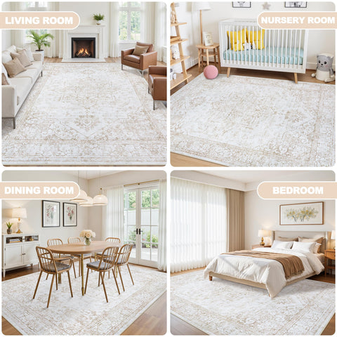 Xafir versatile rug suitable for living rooms and bedrooms.