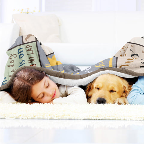 XALAZY easy-care blanket, machine washable in cold water