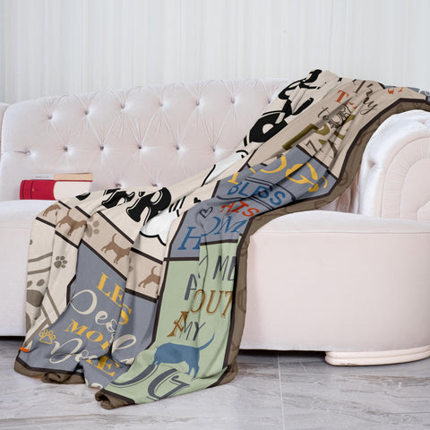 XALAZY outdoor picnic blanket with dog for outdoor warmth