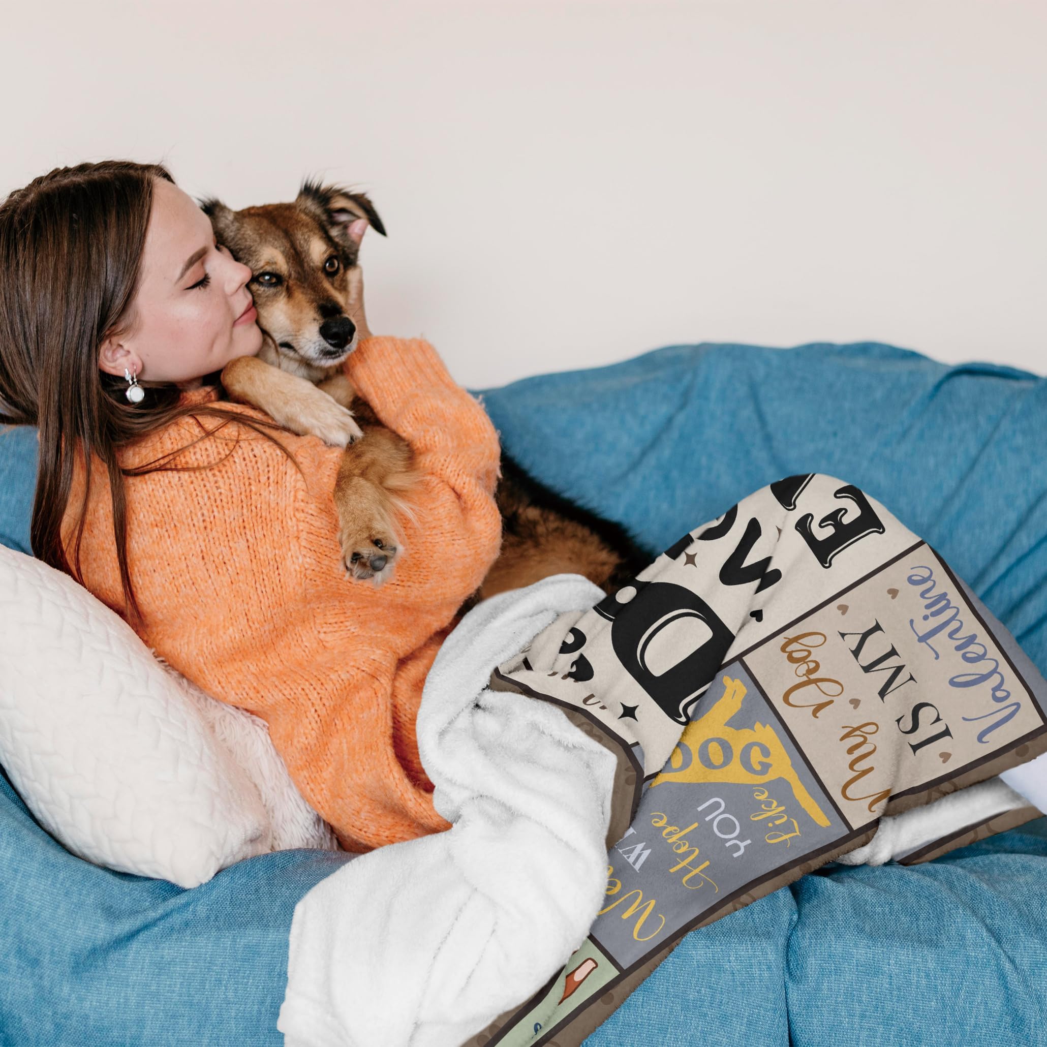 XALAZY travel-friendly blanket, 50x60 inches, easy to carry