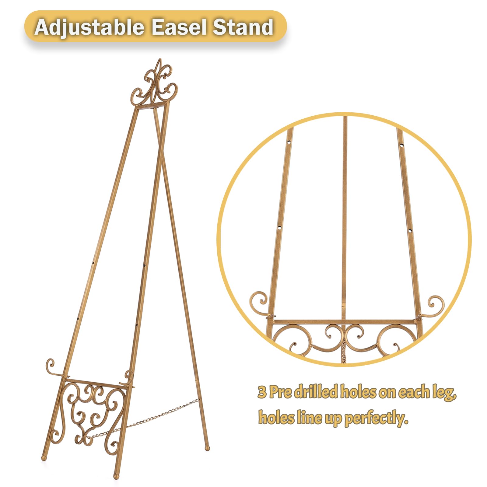 XAONIEN easel demonstrates easy setup with no assembly required