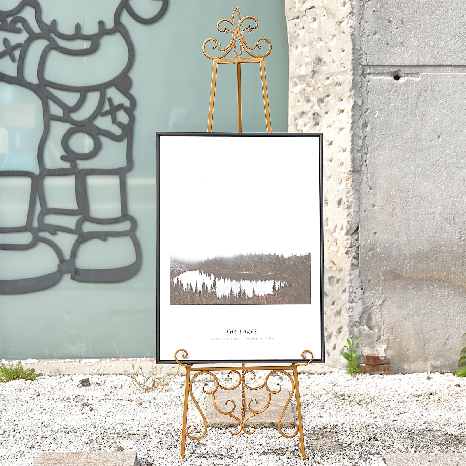 XAONIEN easel suitable for indoor and outdoor display setups