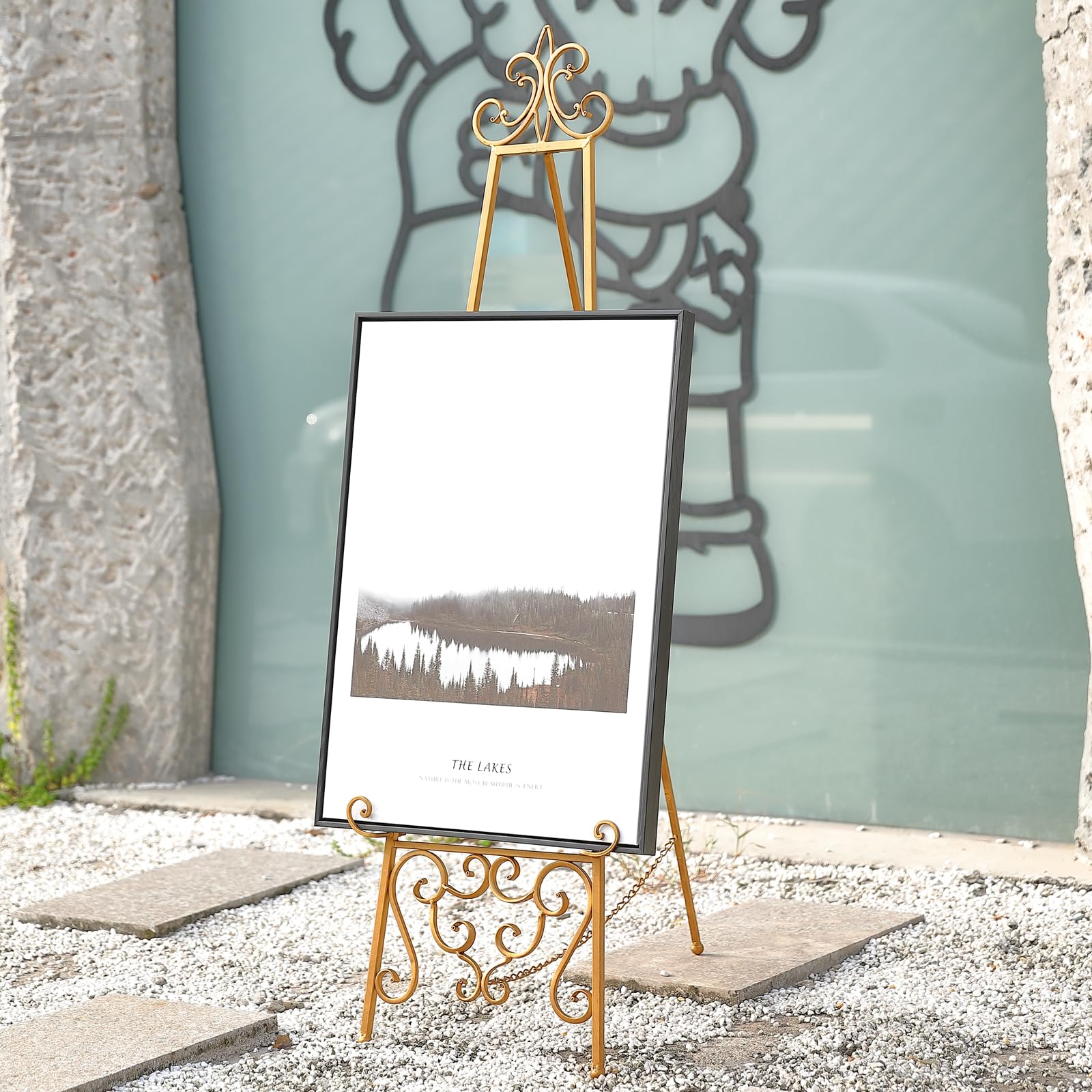 XAONIEN easel ideal for wedding signs and decorative displays