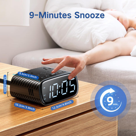XBA outlets and USB ports keep bedside devices charged overnight.