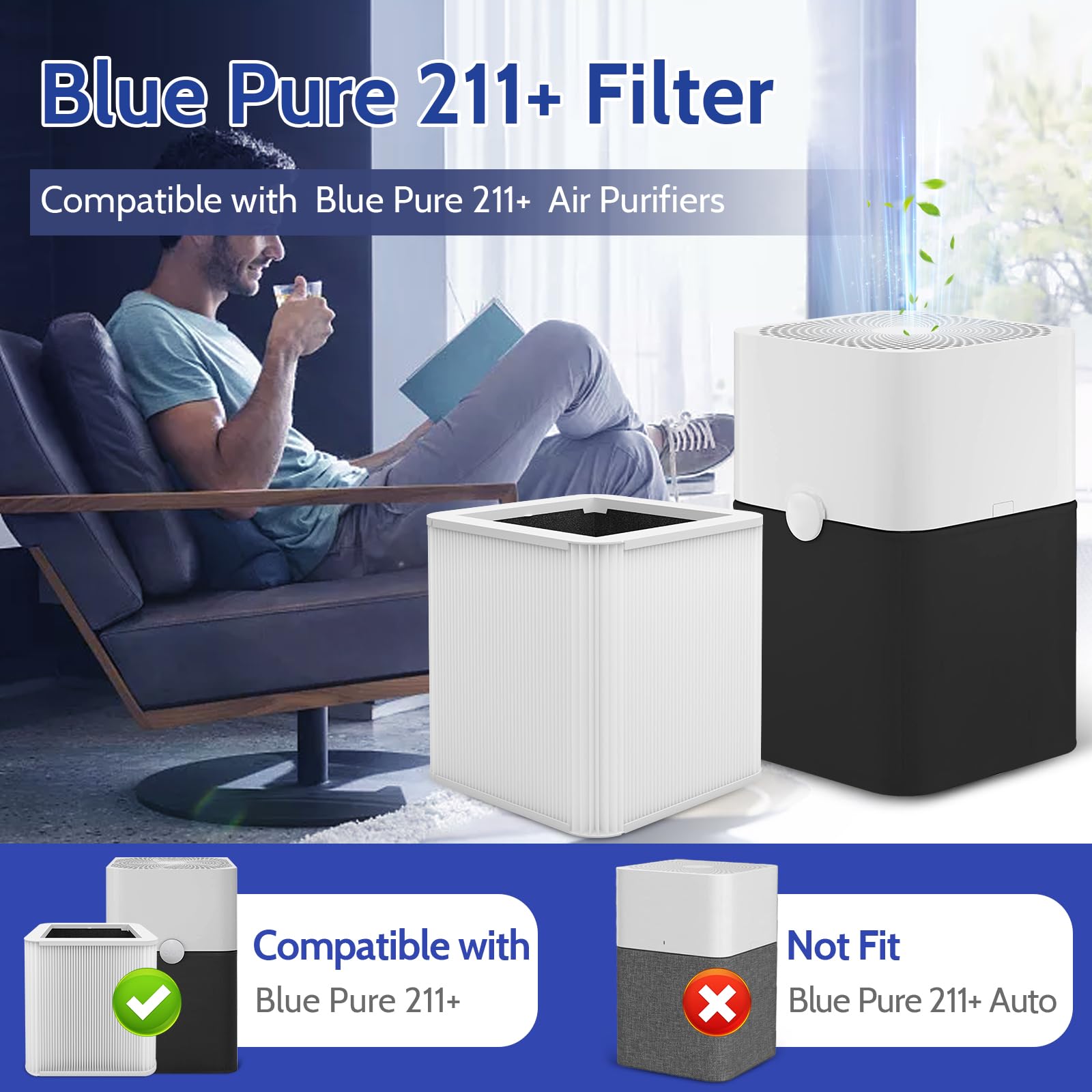 XBGG 211+ filter assembly close-up reveals the 2-in-1 design.
