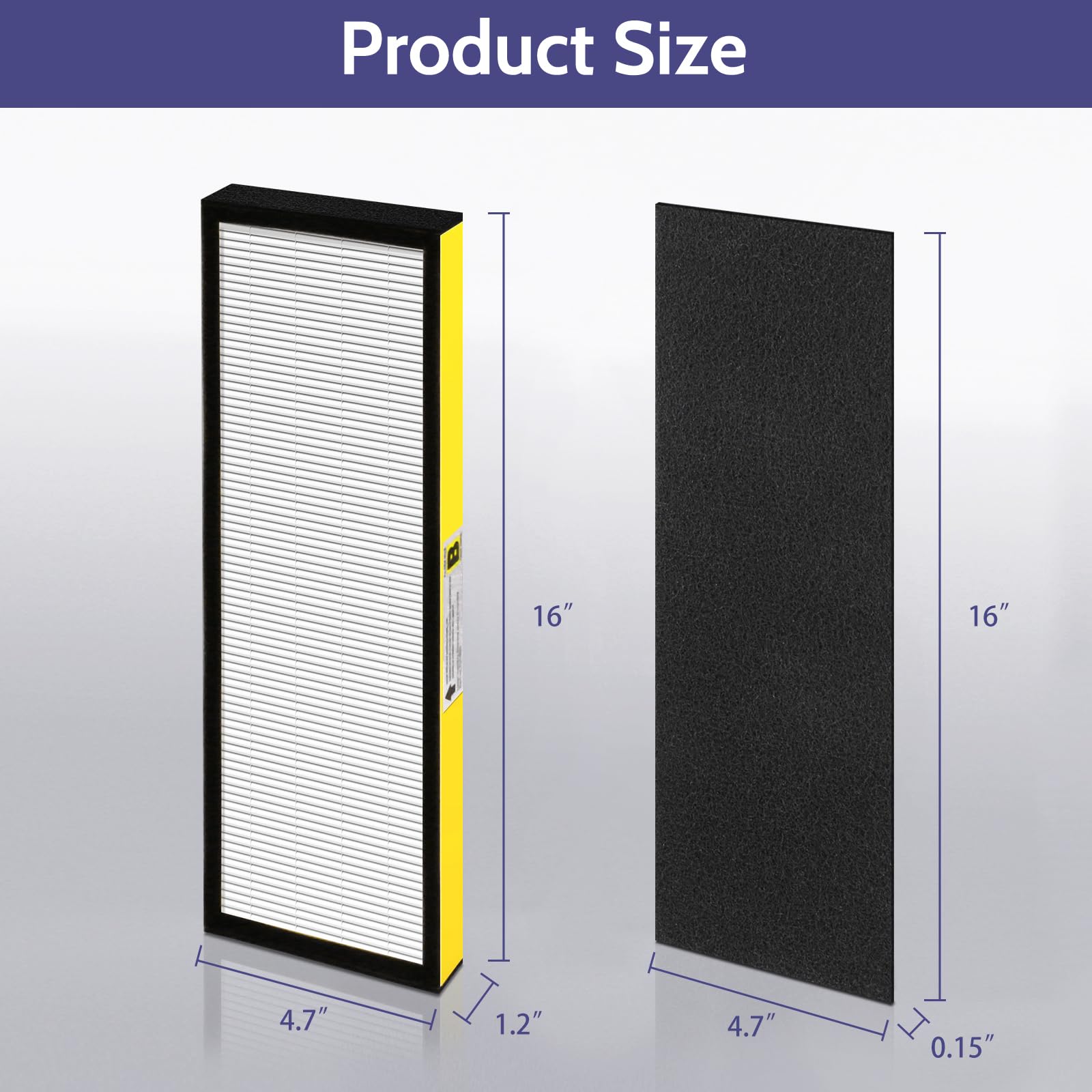 XBGG 4-pack includes four filters and four carbon pre-filters for convenience.