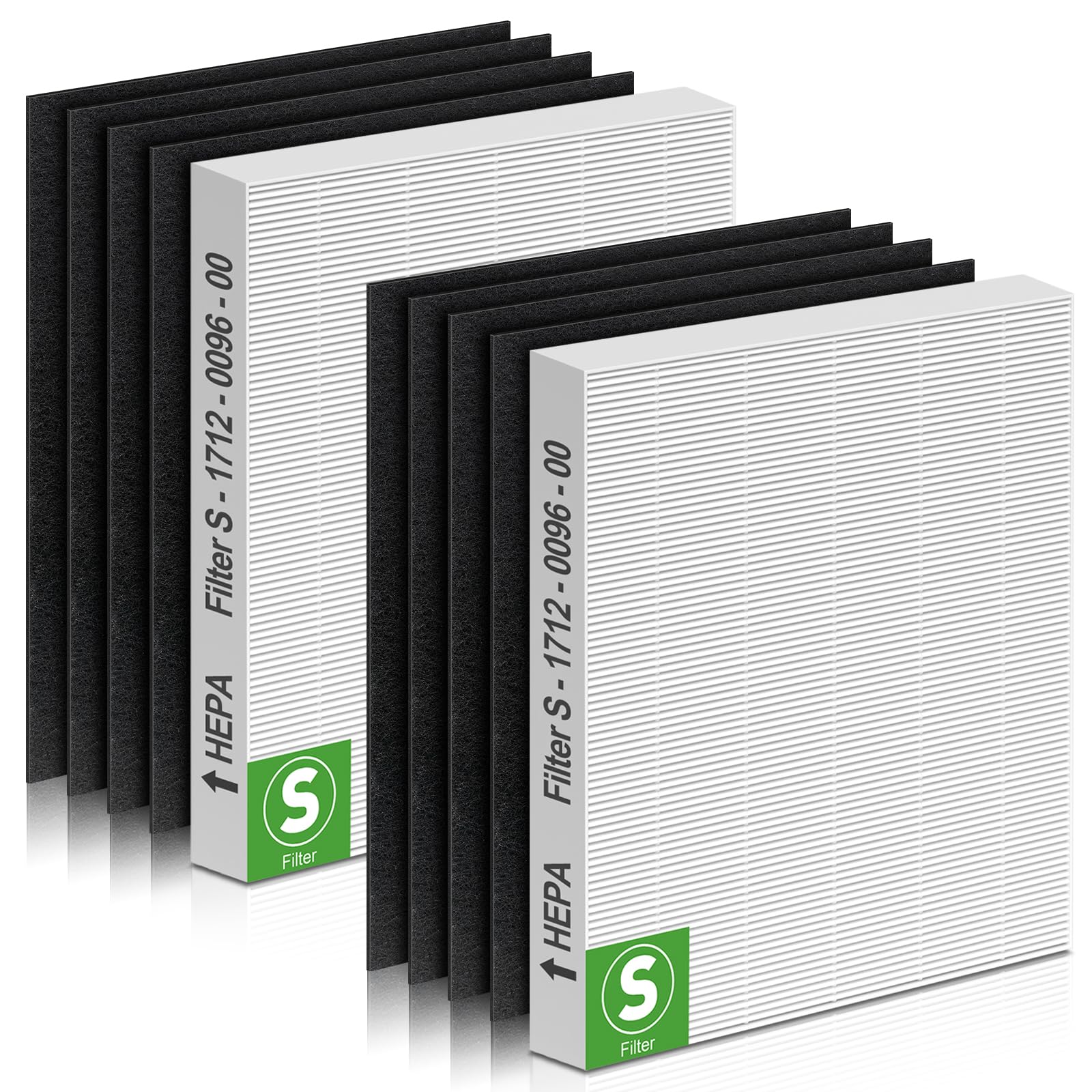 XBGG C545 replacement pack with two filters and eight pre-filters for Winix C545.