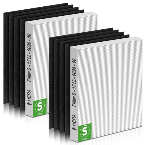 XBGG C545 replacement pack with two filters and eight pre-filters for Winix C545.