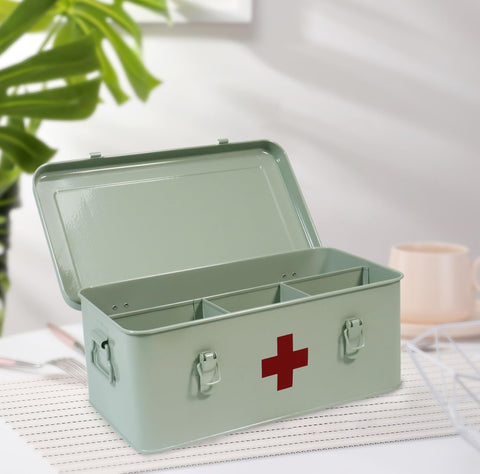 Xbopetda safety lock first-aid bin prevents curious access by children or pets