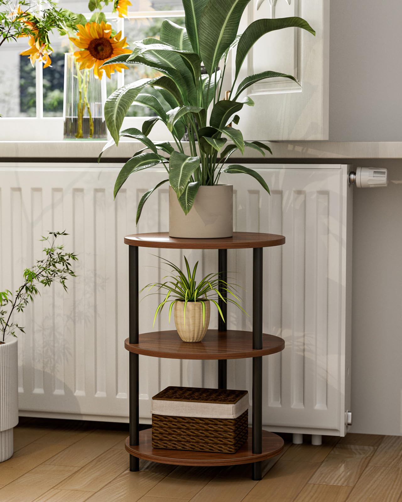 XBurmo Rustic Walnut finish adds warm vintage charm.