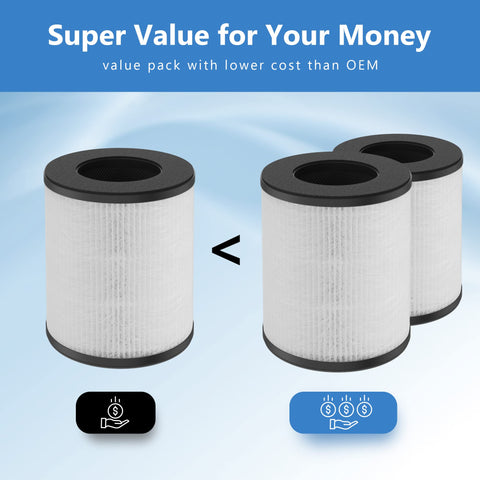 XBWW packaging shows two filters ready for quick installation