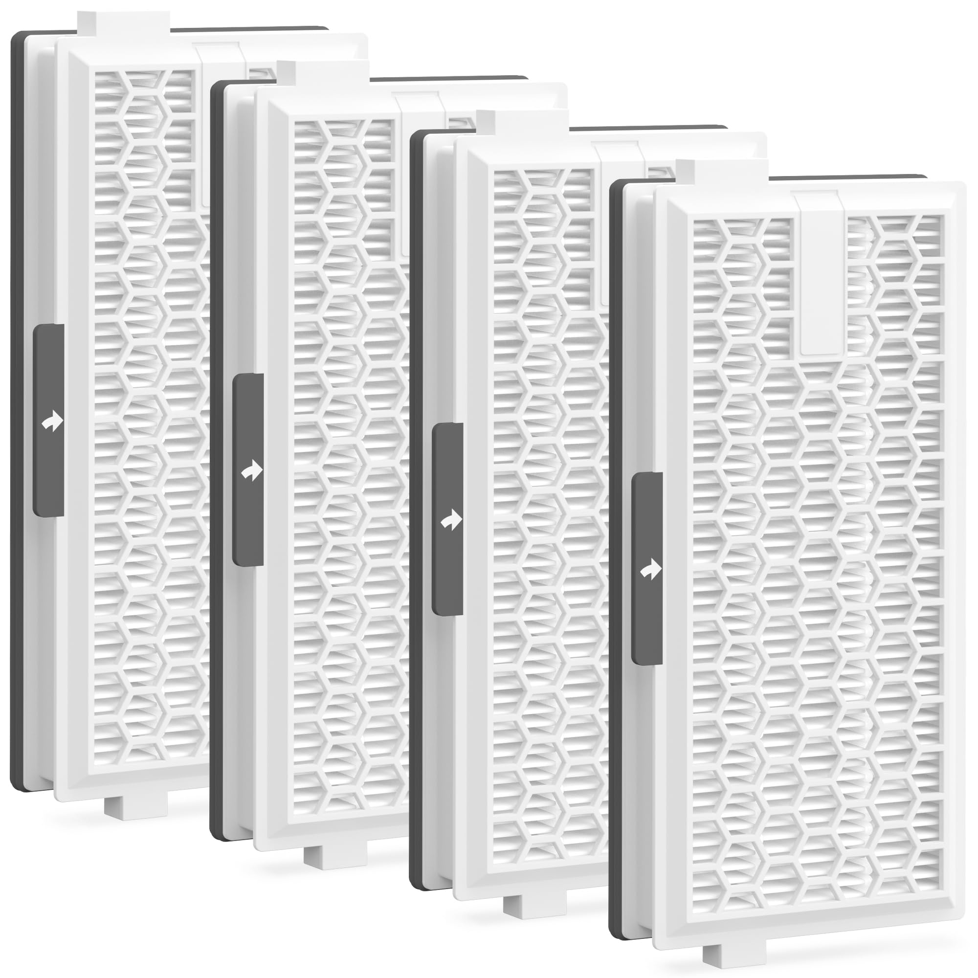 XBWW SFHA50 four-pack front view for quick, hassle-free filter replacements.