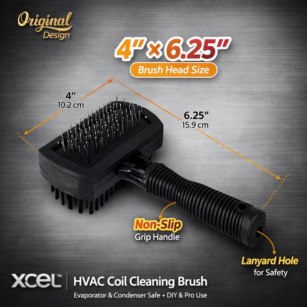 XCEL fin comb for HVAC fins protecting while cleaning