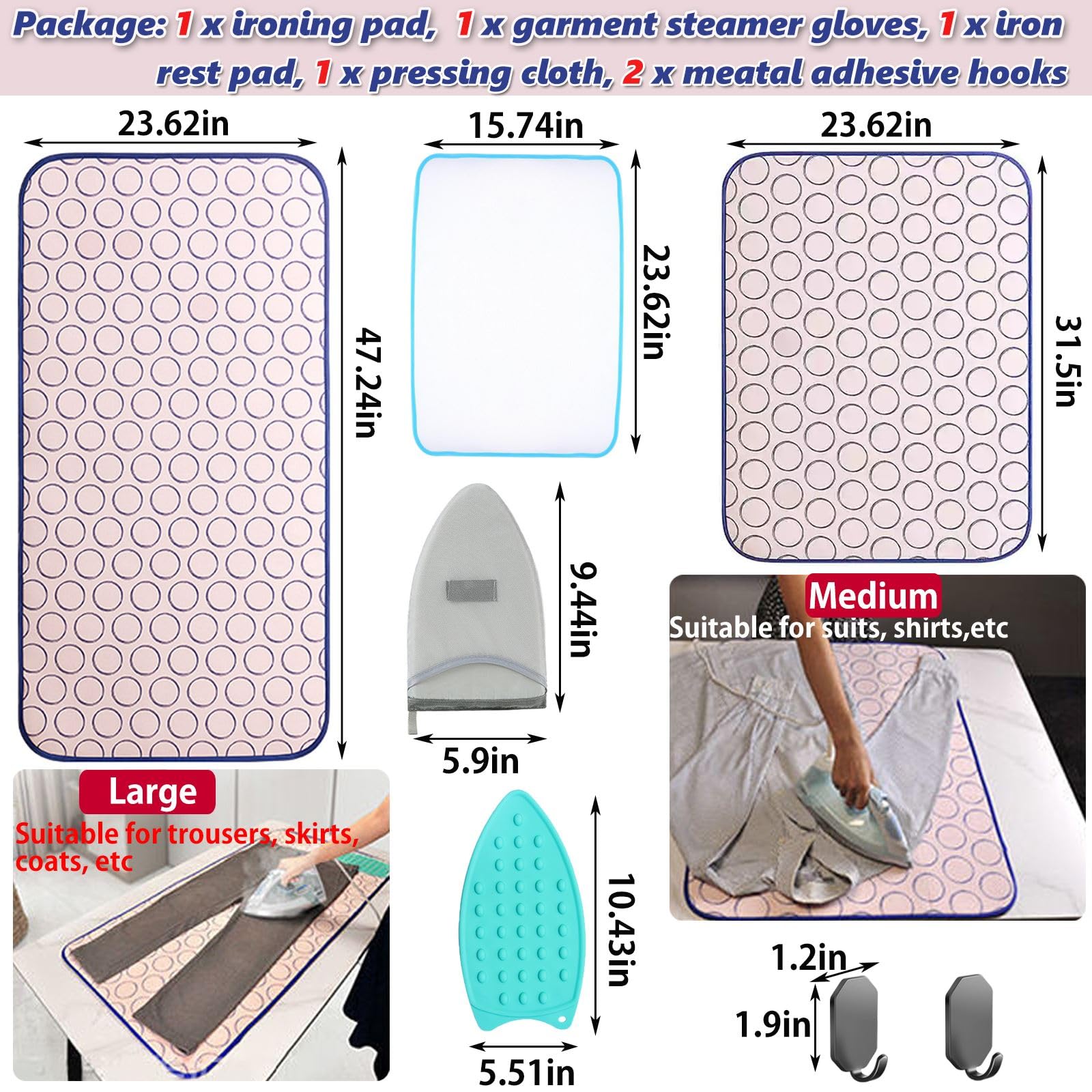 XDONEF metal adhesive hooks provide sturdy, versatile mounting.