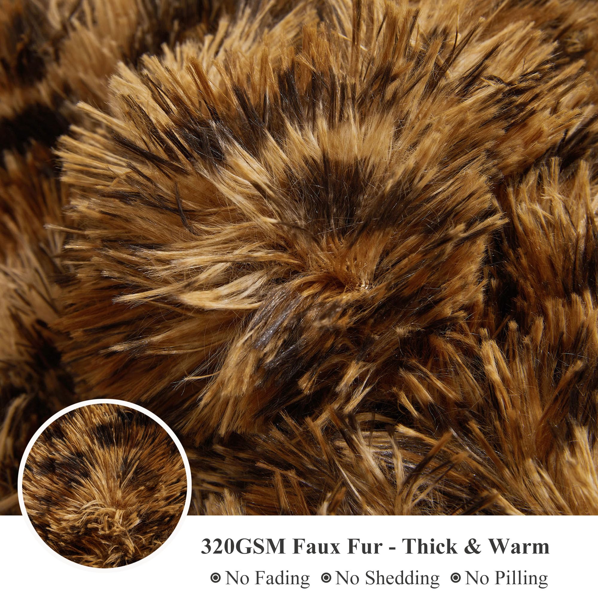 XeGe plush fur texture close-up highlighting softness and depth