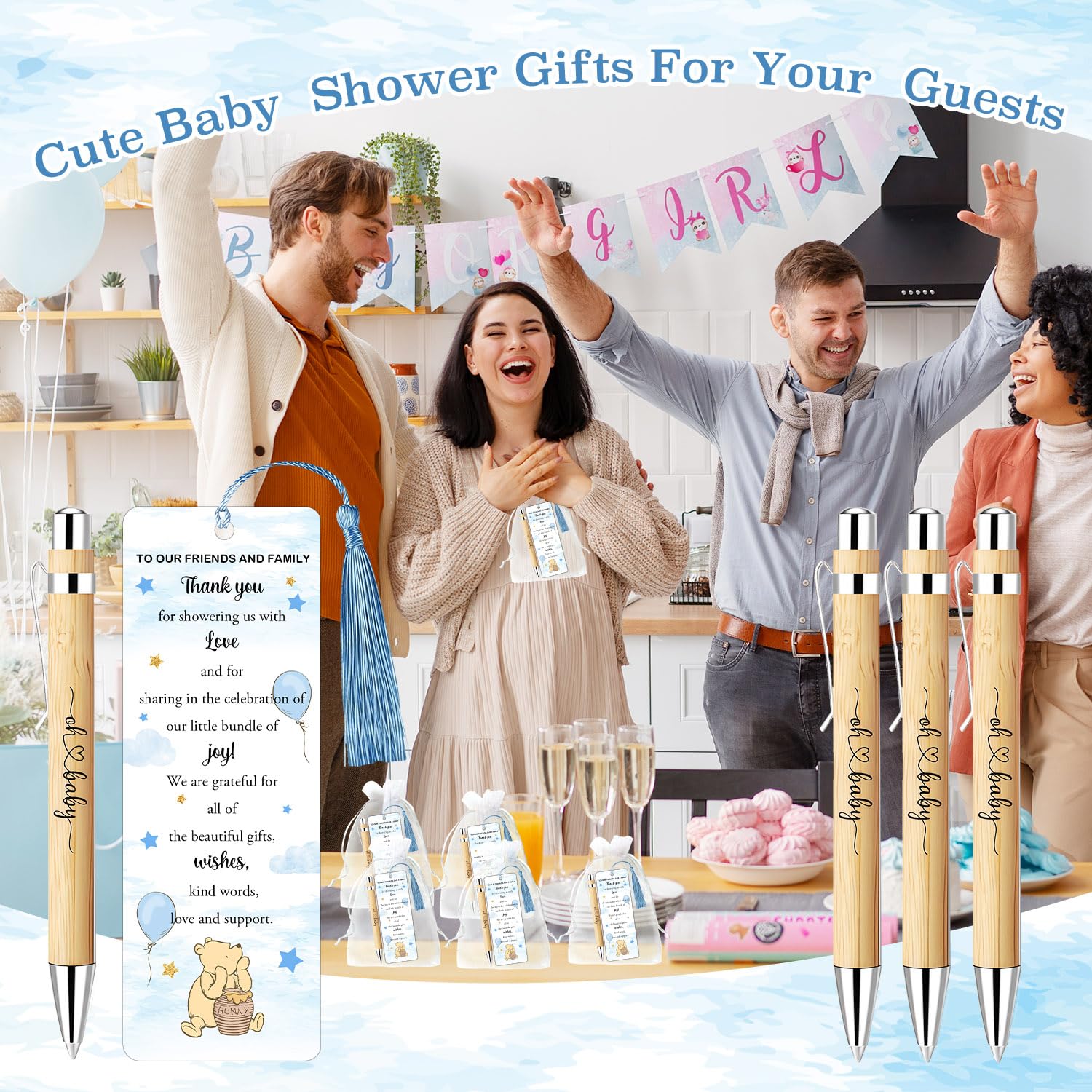 Xendelow Winnie sprinkle keepsakes provide a thoughtful guest gift.